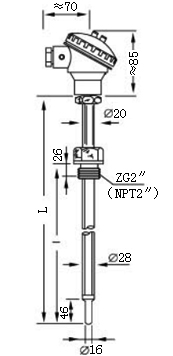 煙道、風(fēng)道熱電偶